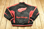 Vintage 1990s Detroit Red Wings NHL 90s Bomber Jacket