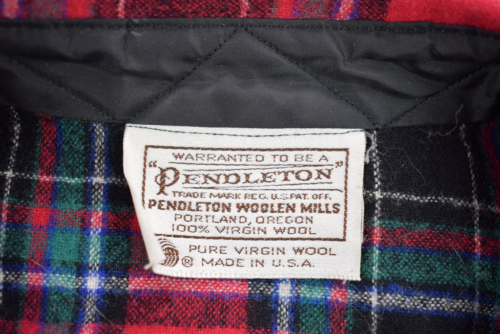 Vintage 1950s Pendleton Pure Wool Made In USA Button Up Shirt
