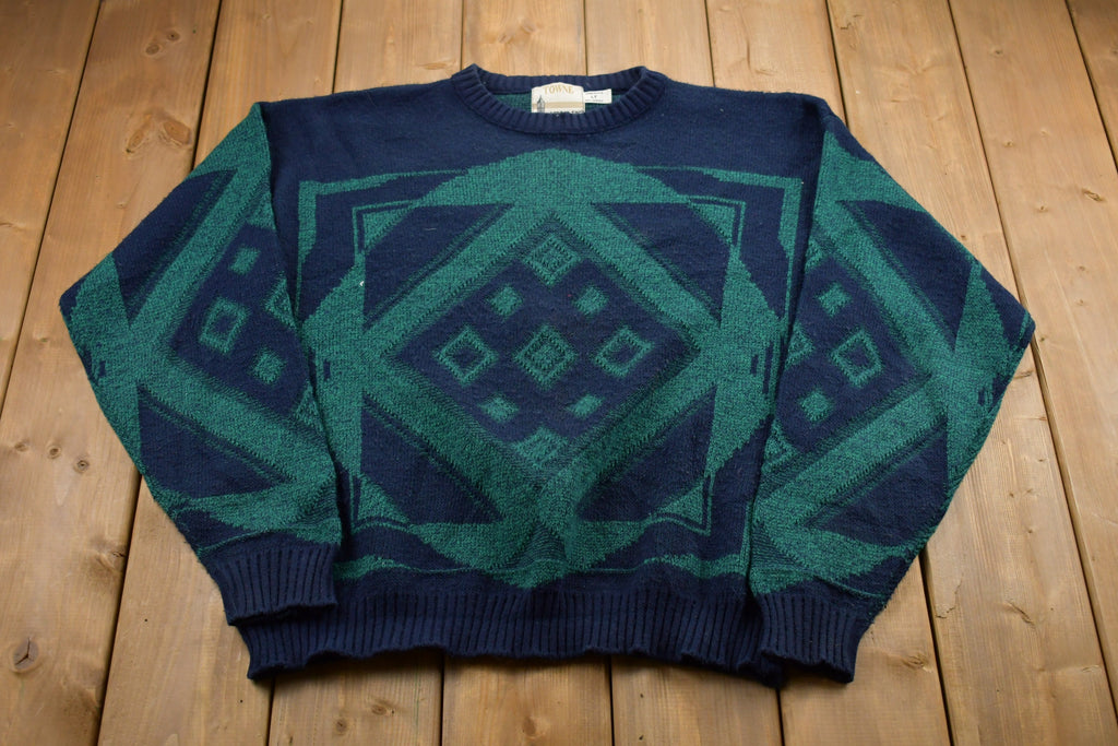 Vintage 1990s London Fog Made In USA Knitted Sweater