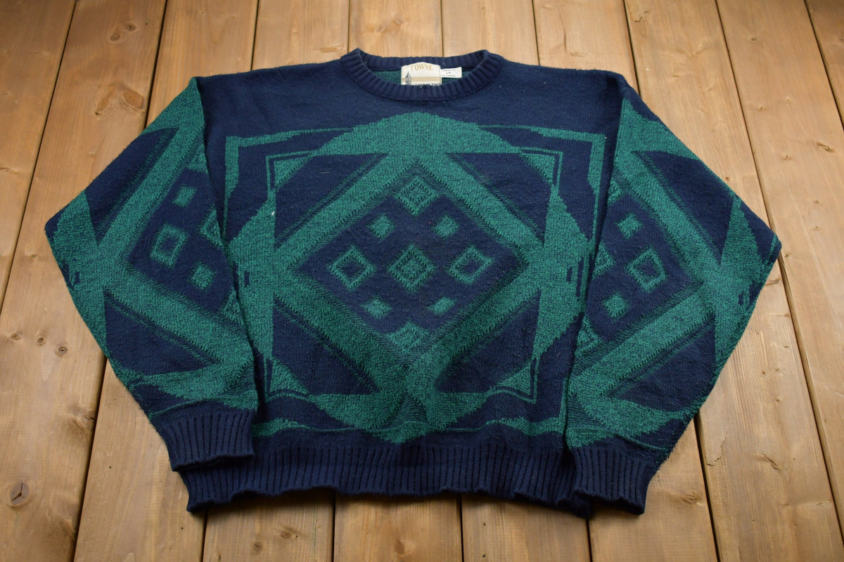 Vintage 1990s London Fog Made In USA Knitted Sweater