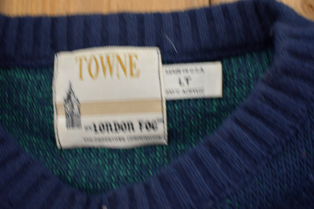 Vintage 1990s London Fog Made In USA Knitted Sweater