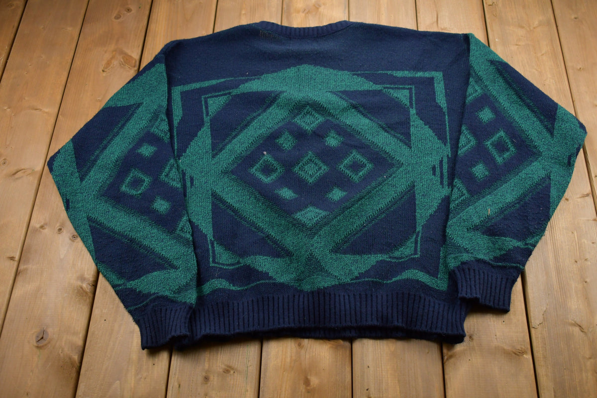 Vintage 1990s London Fog Made In USA Knitted Sweater