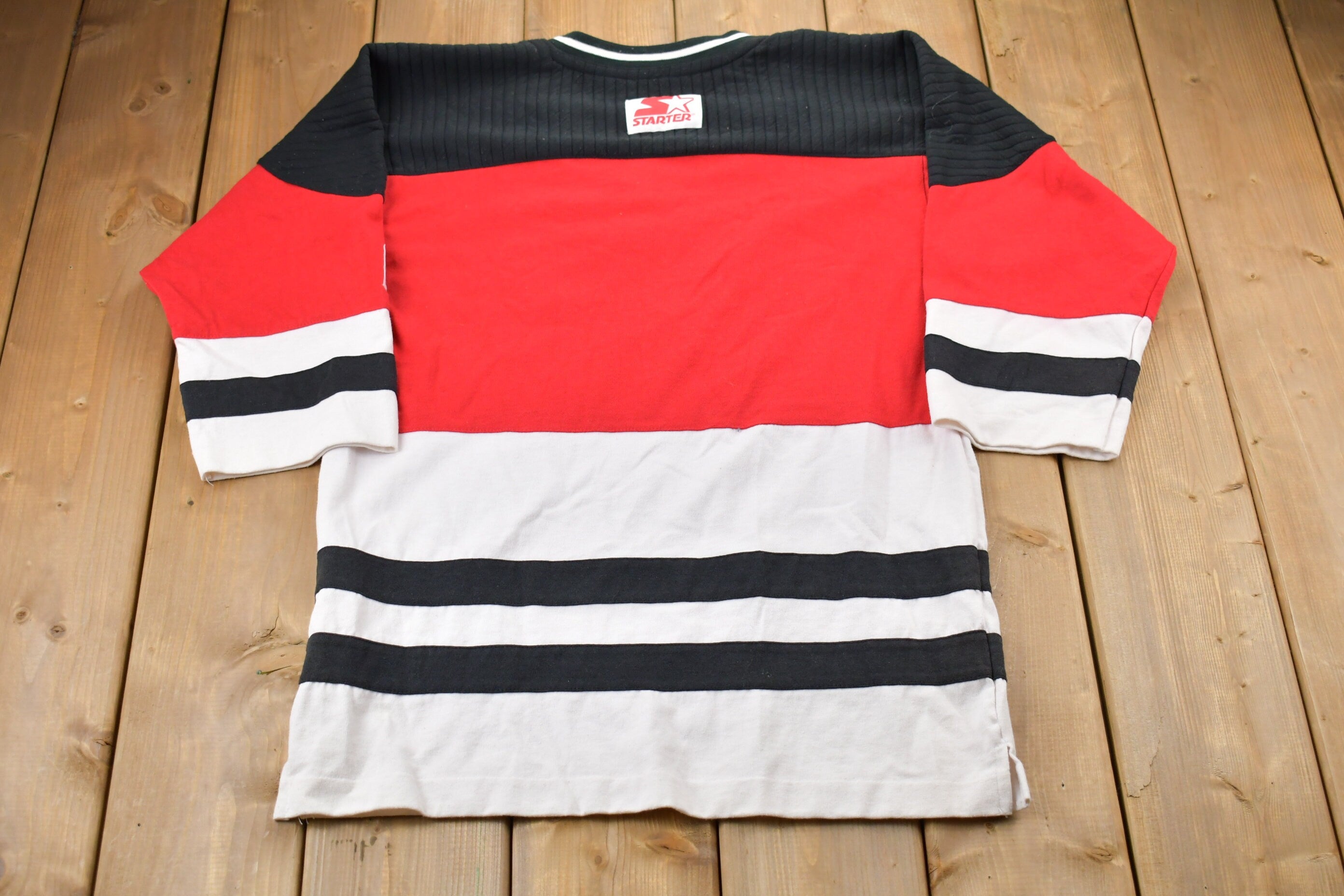 Vintage 1980s Starter Chicago Blackhawks NHL Jersey Sweatshirt