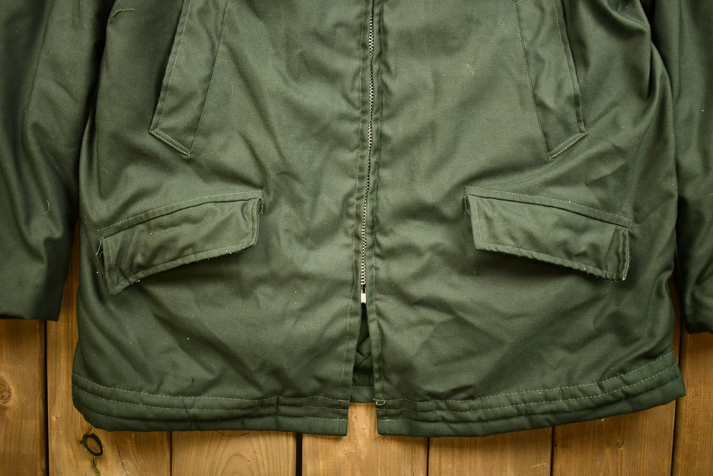 Vintage 1970s Sears Roebuck Work Clothing Winter Jacket