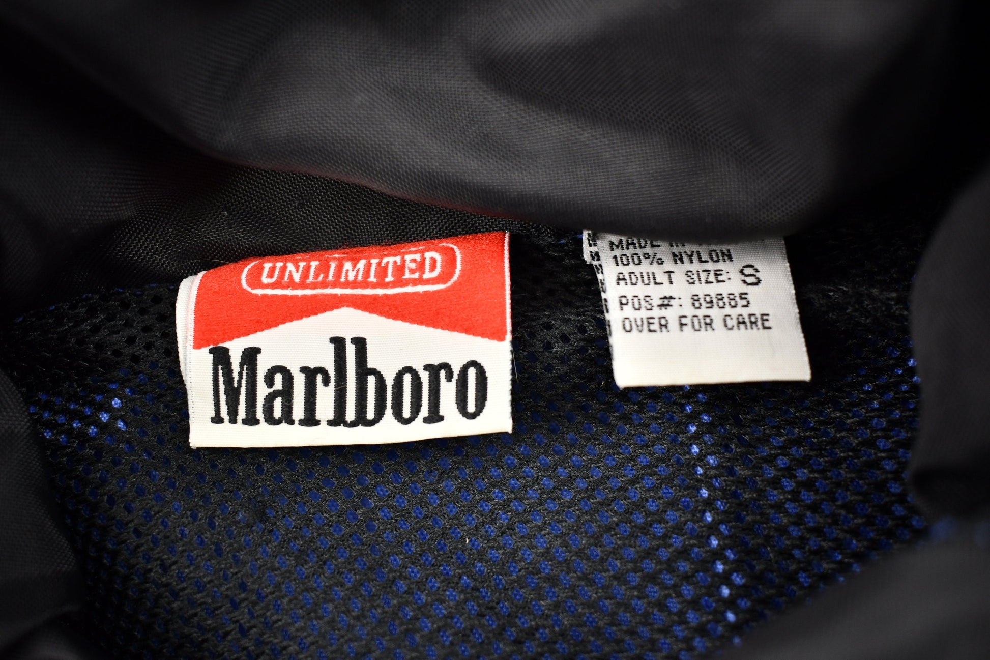 Vintage 1990s Marlboro Unlimited Color Block Windbreaker Jacket