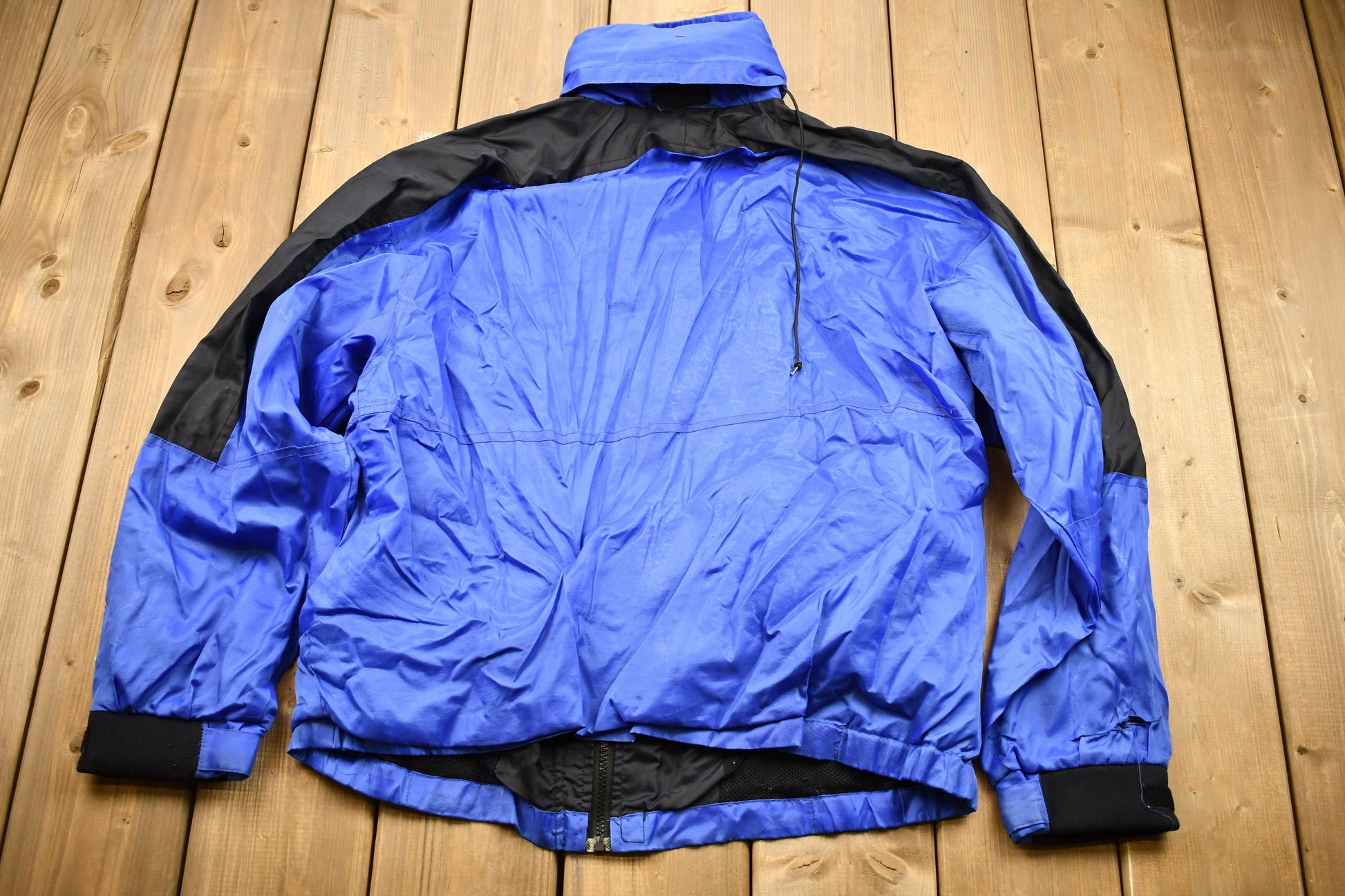 Vintage 1990s Marlboro Unlimited Color Block Windbreaker Jacket
