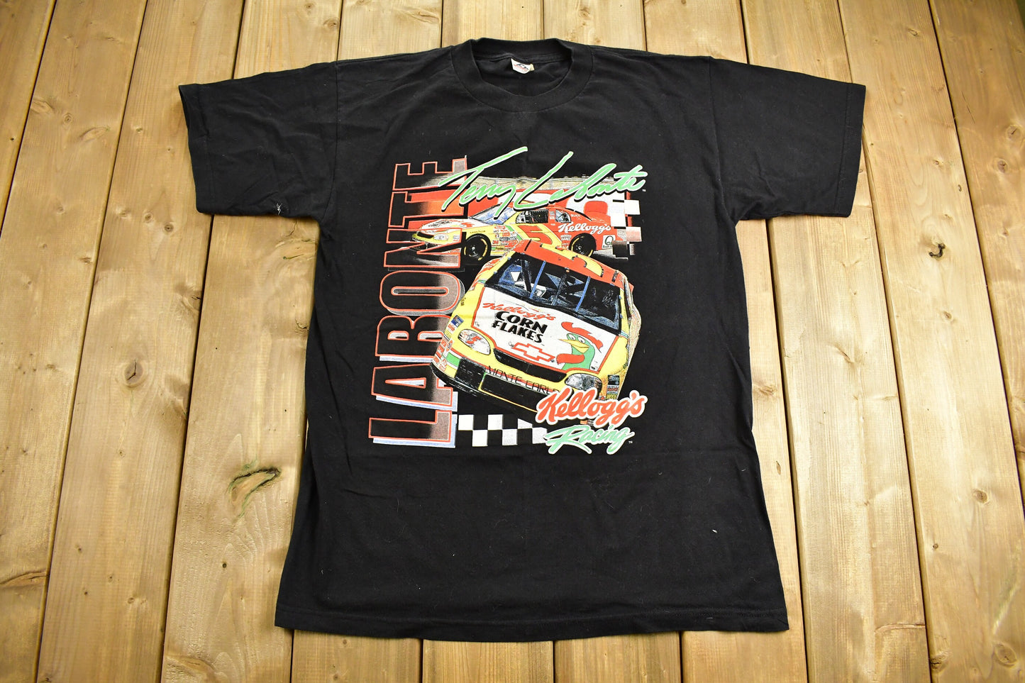 Vintage 1999 Terry Labonte NASCAR Racing T-Shirt / Kellogg's / NASCAR Racing / 90s Streetwear / Athleisure / Sportswear