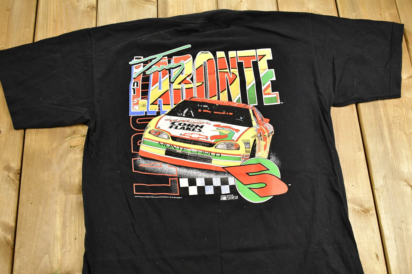 Vintage 1999 Terry Labonte NASCAR Racing T-Shirt / Kellogg's / NASCAR Racing / 90s Streetwear / Athleisure / Sportswear