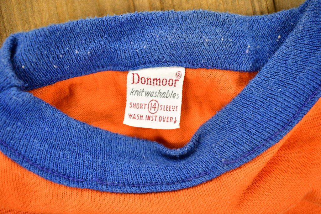 Vintage 1970s Soccer Graphic Youth Size T-shirt