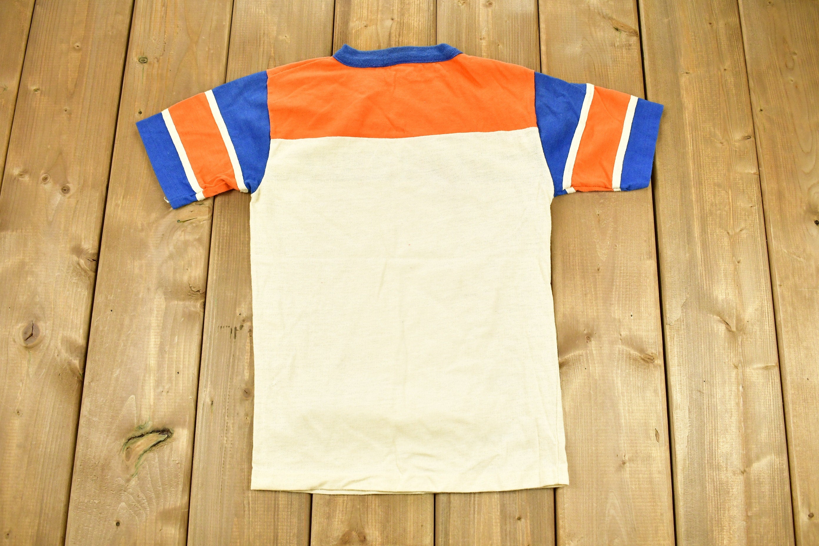 Vintage 1970s Soccer Graphic Youth Size T-shirt
