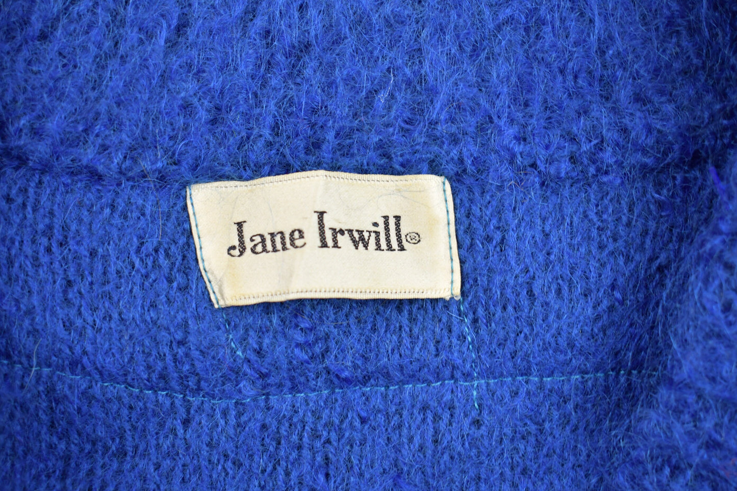 Vintage 1990s Jane Irwill V-Neck Knitted Sweater