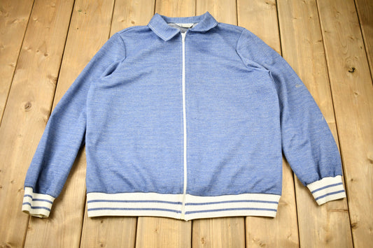 Vintage 1980s Full Zip Blank Sweatshirt