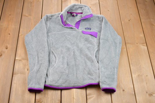 Vintage 1990s Patagonia T-Snap Fleece Sweater