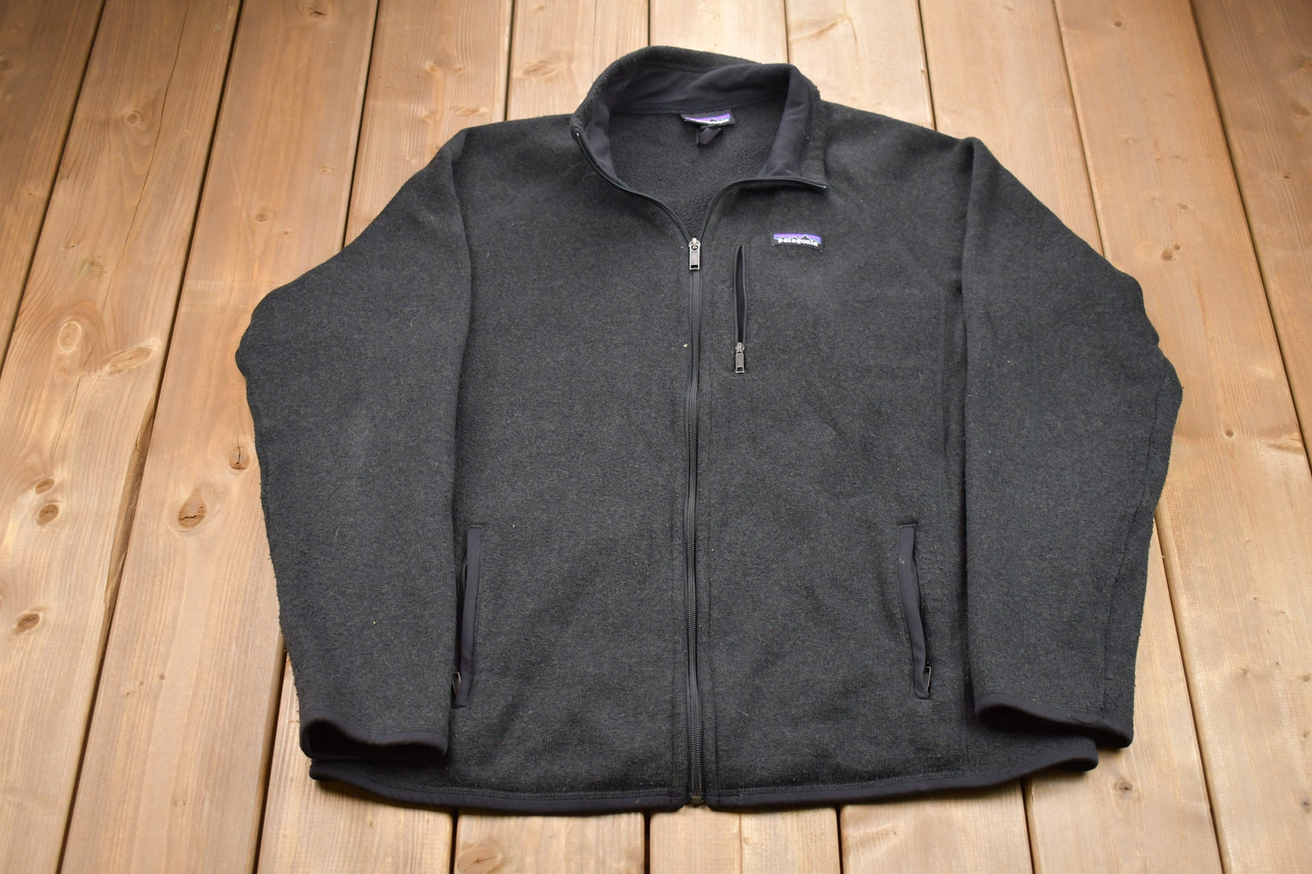 Vintage 1990s Patagonia Full Zip Fleece Sweater