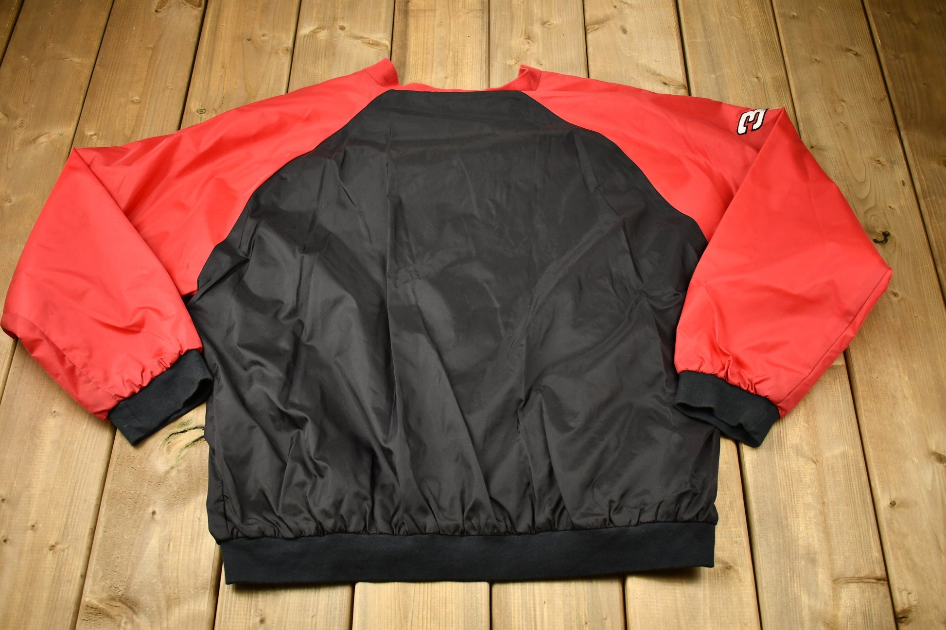 Vintage 1990s Dale Earnhardt Embroidered Pullover Windbreaker Jacket