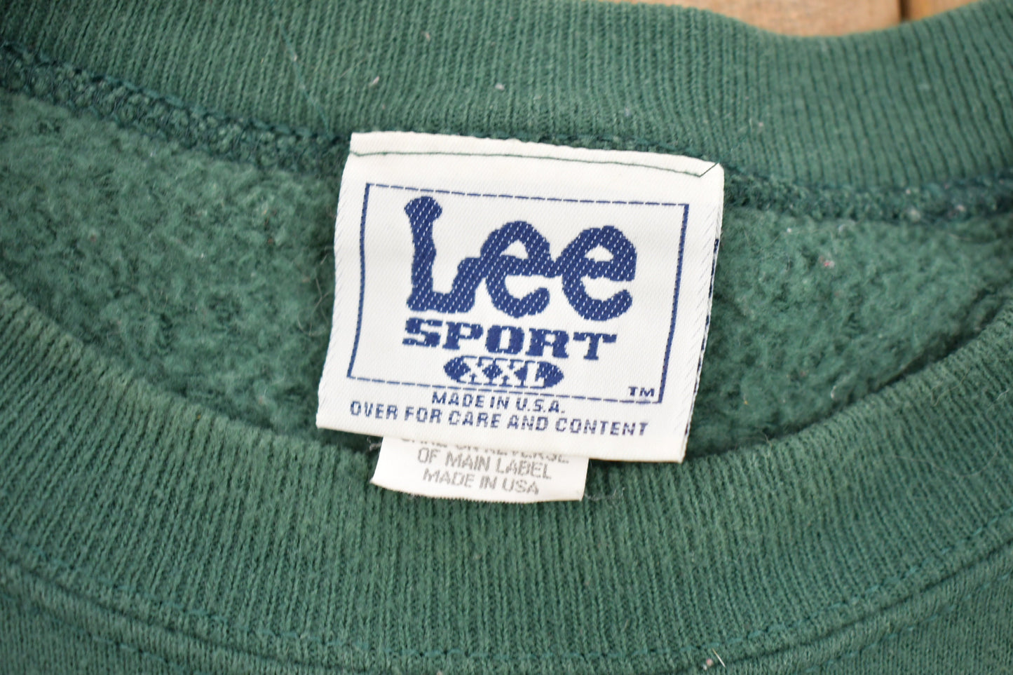 Vintage 1996 Lee Sport Green Bay Packers NFL Graphic Crewneck Sweatshirt