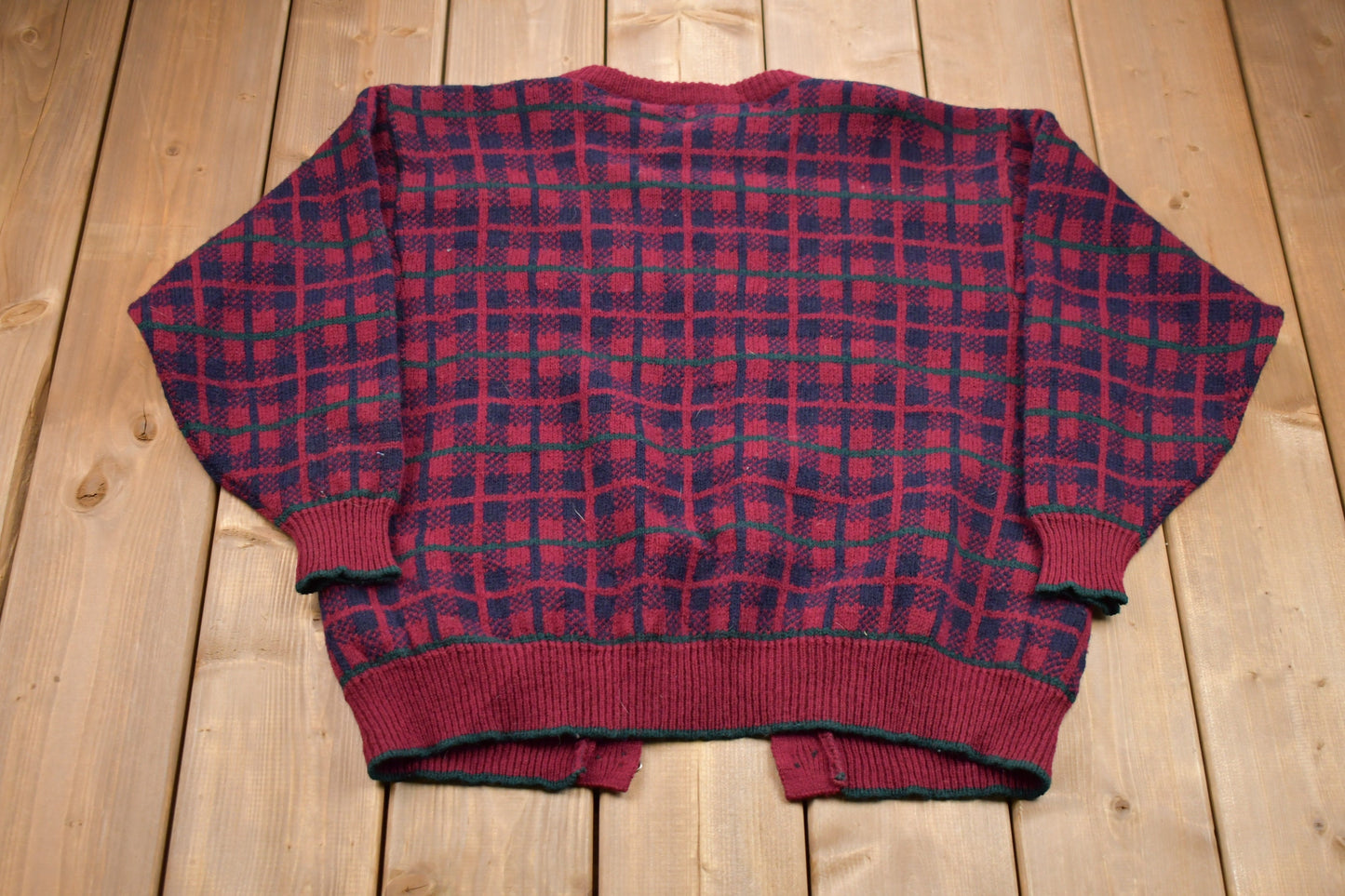 Vintage 1980s Maddy Moss Knitted Sweater