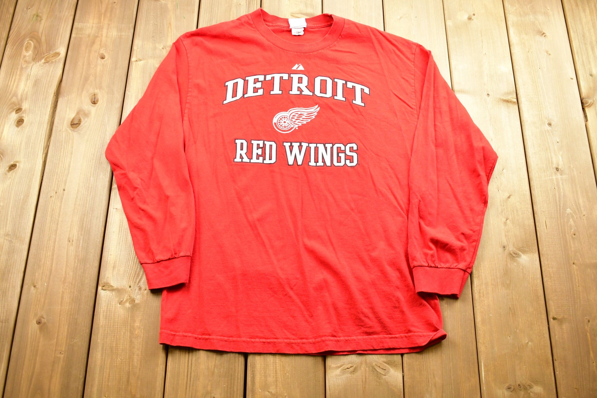 Vintage 1990s Detroit Red Wings NHL Long Sleeve T-Shirt