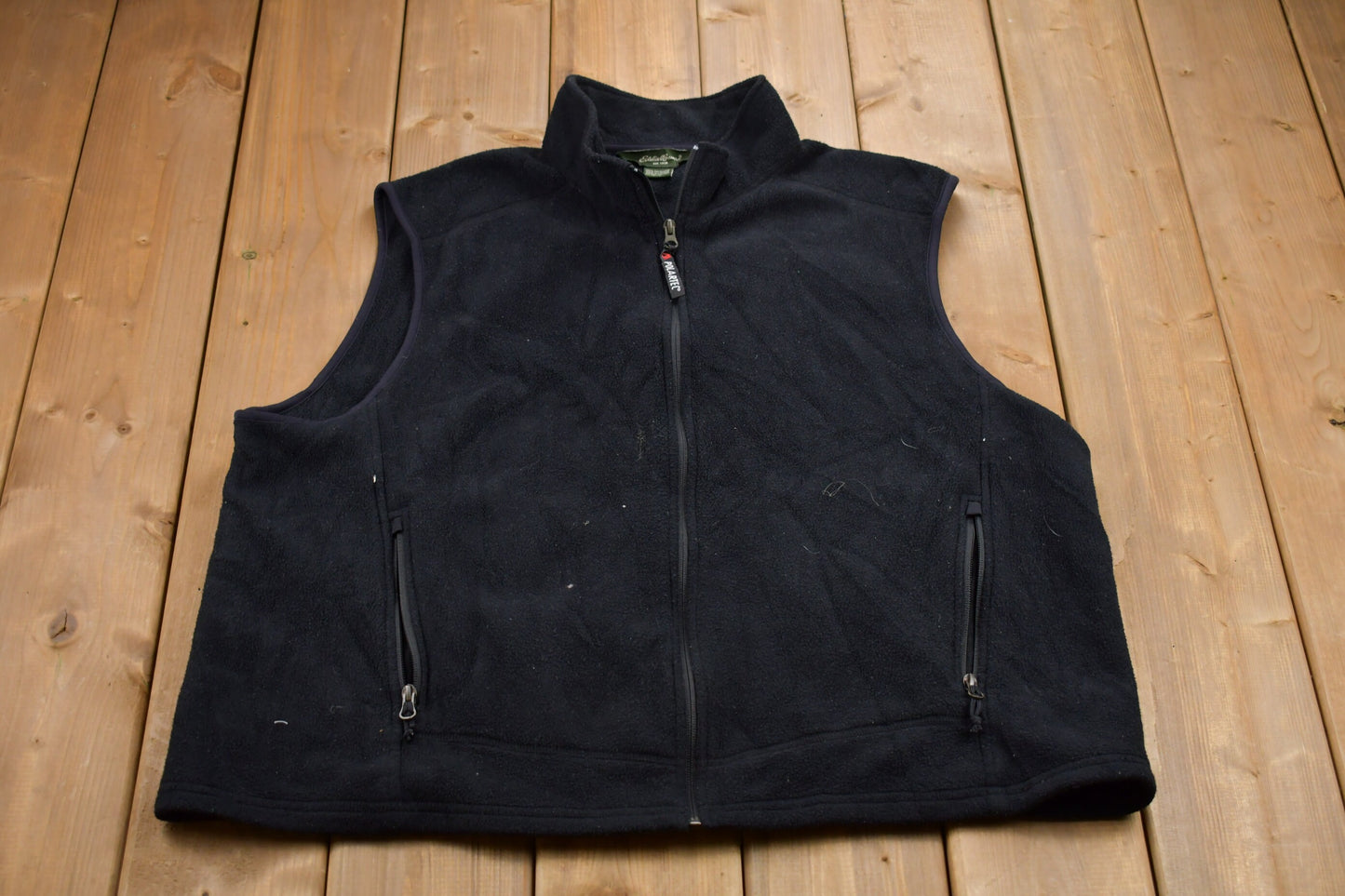 Vintage 1990s Eddie Bauer Fleece Zip Up Vest / Sportswear / 90s Vest / Streetwear / Athleisure / Hiking / Vintage Eddie Bauer / Fleece Vest