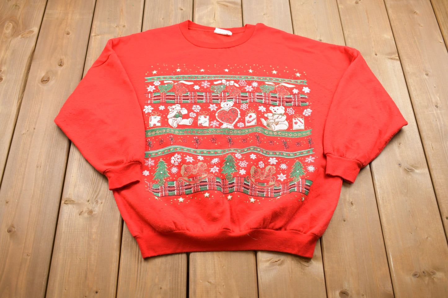 Vintage 1990s A La Carte Christmas Sweater