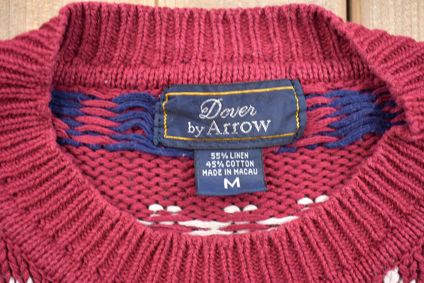 Vintage 1980s Dover By Arrow Knitted Sweater