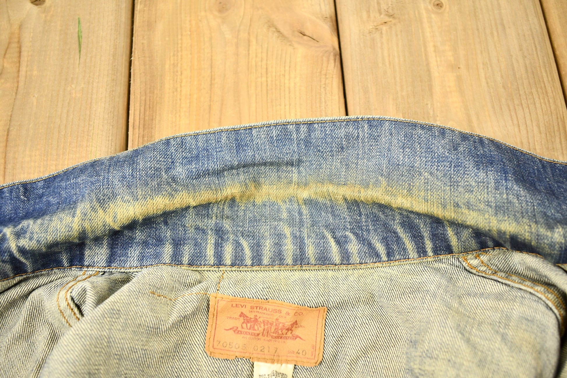 Vintage 1990s Levi's Red Tab Denim Jean Jacket