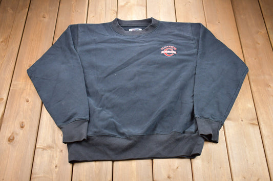 Vintage 1990s Clarence Embroidered Crewneck Sweatshirt / 90s Crewneck / Souvenir / Athleisure / Streetwear / Travel And Tourism