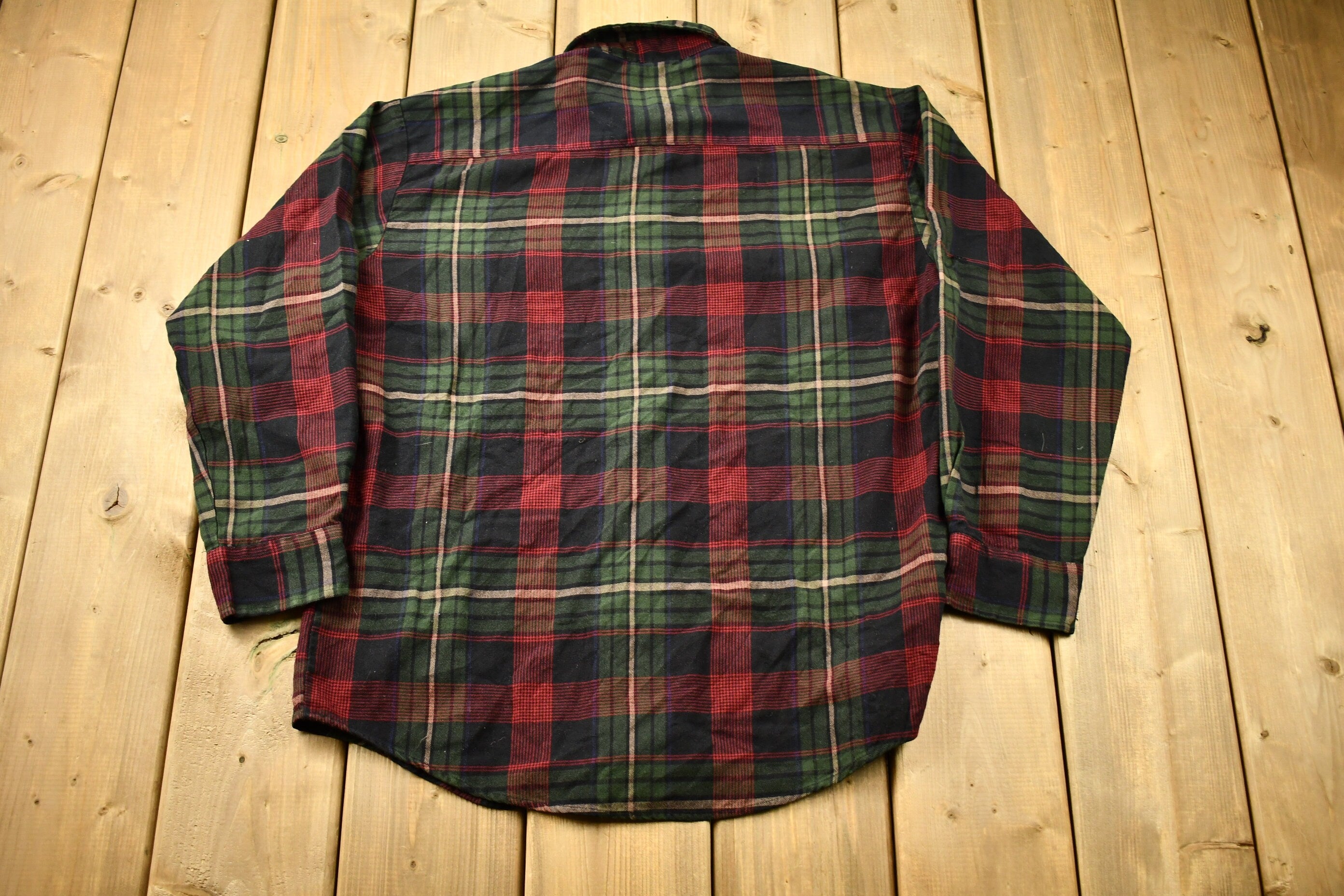 Vintage 1980s Northwest Territory Button Up Plaid Shirt