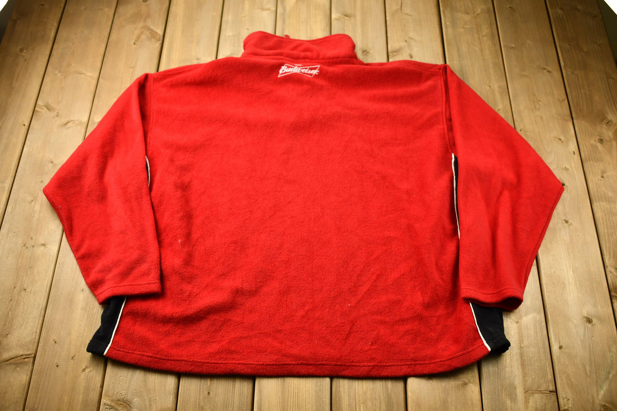 Vintage 1990s Dale Earnhardt Quarter Zip Fleece Sweater