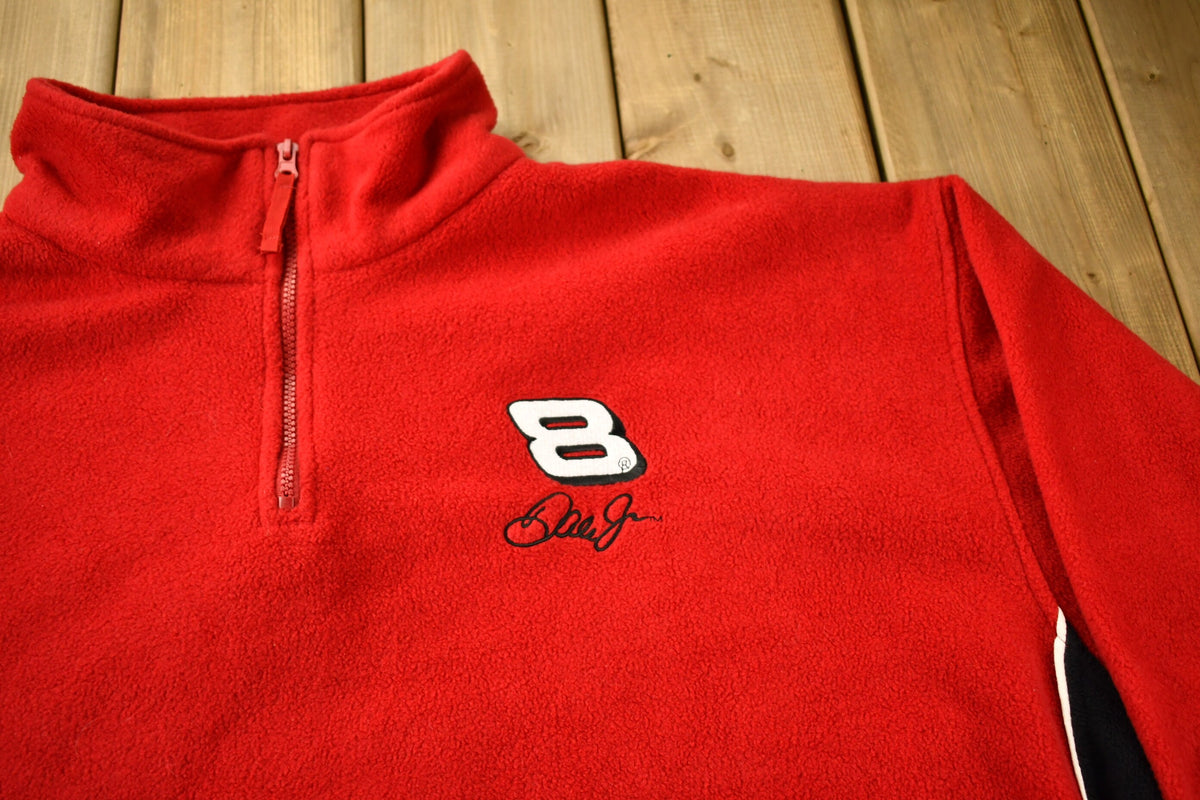 Vintage 1990s Dale Earnhardt Quarter Zip Fleece Sweater