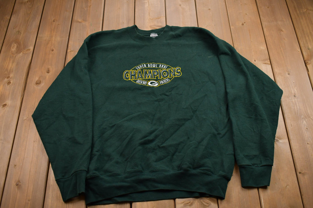 Vintage 1990s Greenbay Packers Superbowl XXXI Crewneck
