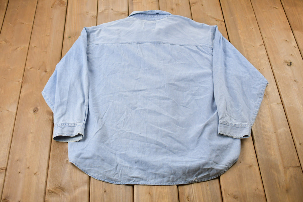 Vintage 1980s Quizz Noah's Arc Embroidered Button Up Shirt