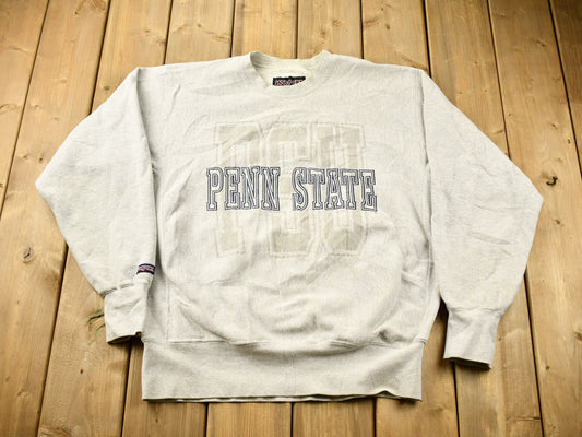 Vintage 1990s University of Penn State Collegiate Crewneck / Jansport / PSU / NCAA Sweatshirt / Sportswear / Americana