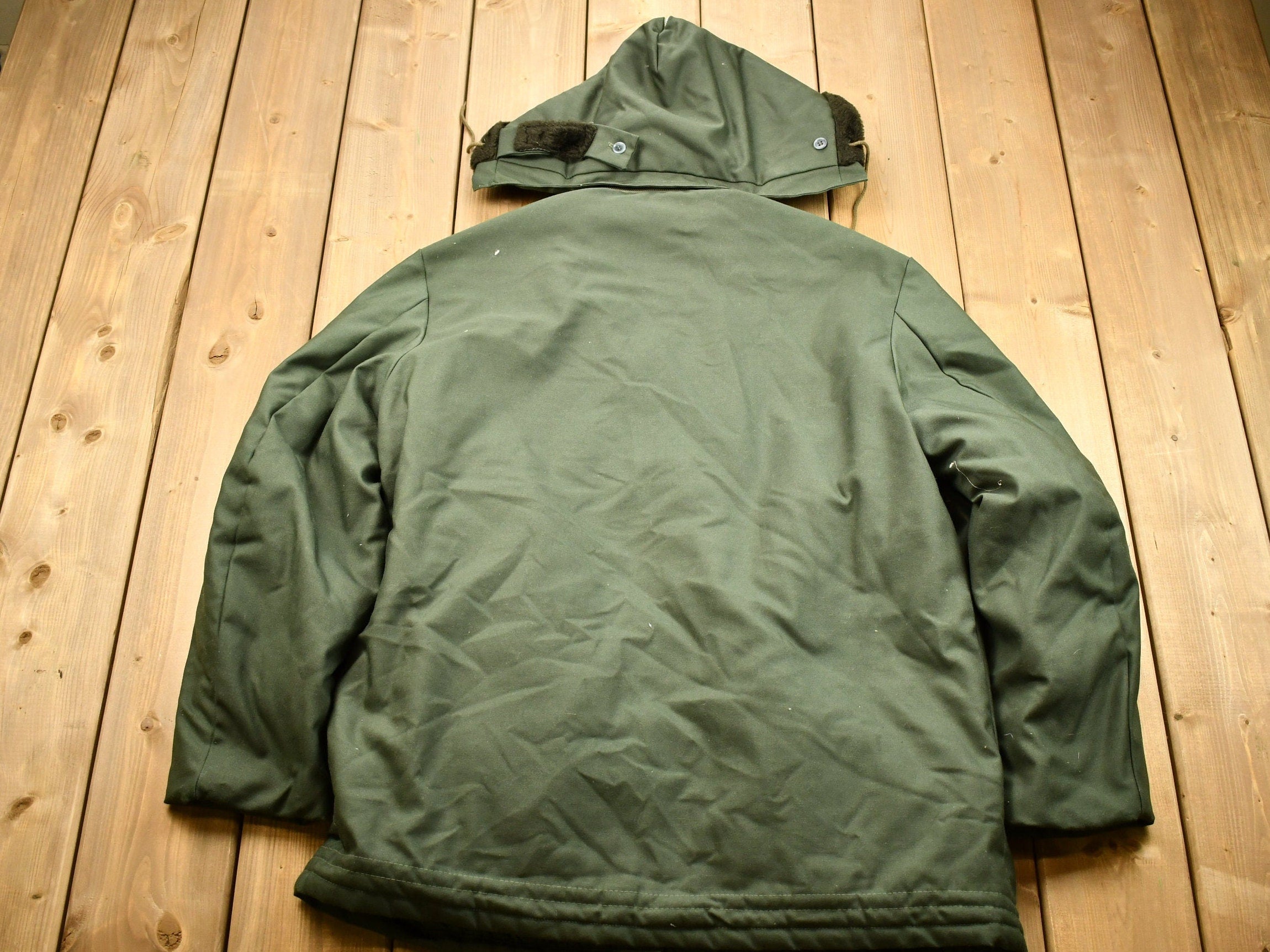 Vintage 1970s Sears Roebuck Work Clothing Winter Jacket