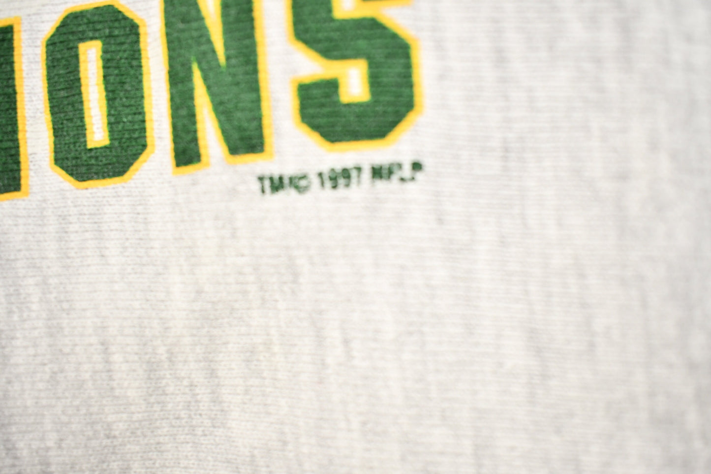 Vintage 1997 Green Bay Packers NFL Champion Reverse Weave Crewneck Sweatshirt / Vintage Champion / Vintage NFL / NFC Champions