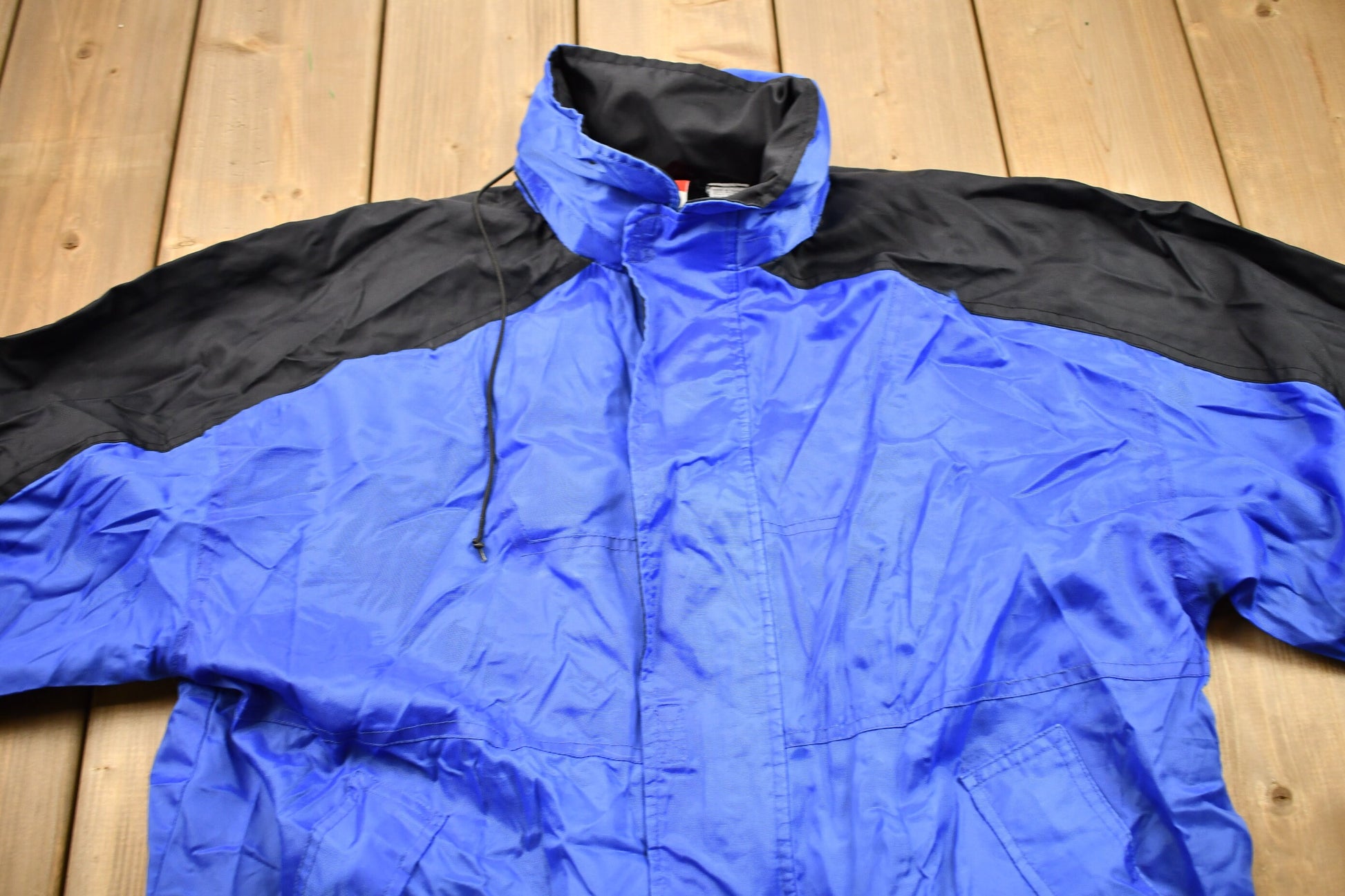 Vintage 1990s Marlboro Unlimited Color Block Windbreaker Jacket
