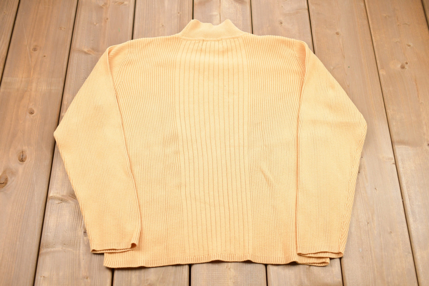 Vintage 1980s Charter Club Knitted Sweater / Vintage 80s Mockneck / Pattern Sweater / Hand Knit / Pullover Sweatshirt / 90s Mockneck