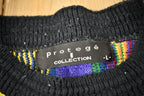 Vintage 1990s 3D Cable Knit Protégé Sweater