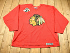 Vintage 1990s Chicago Black Hawks NHL Hockey Jersey