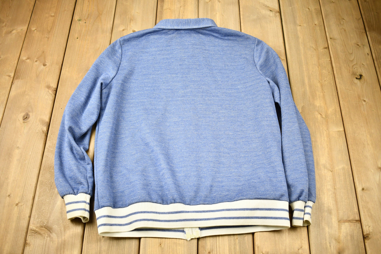 Vintage 1980s Full Zip Blank Sweatshirt