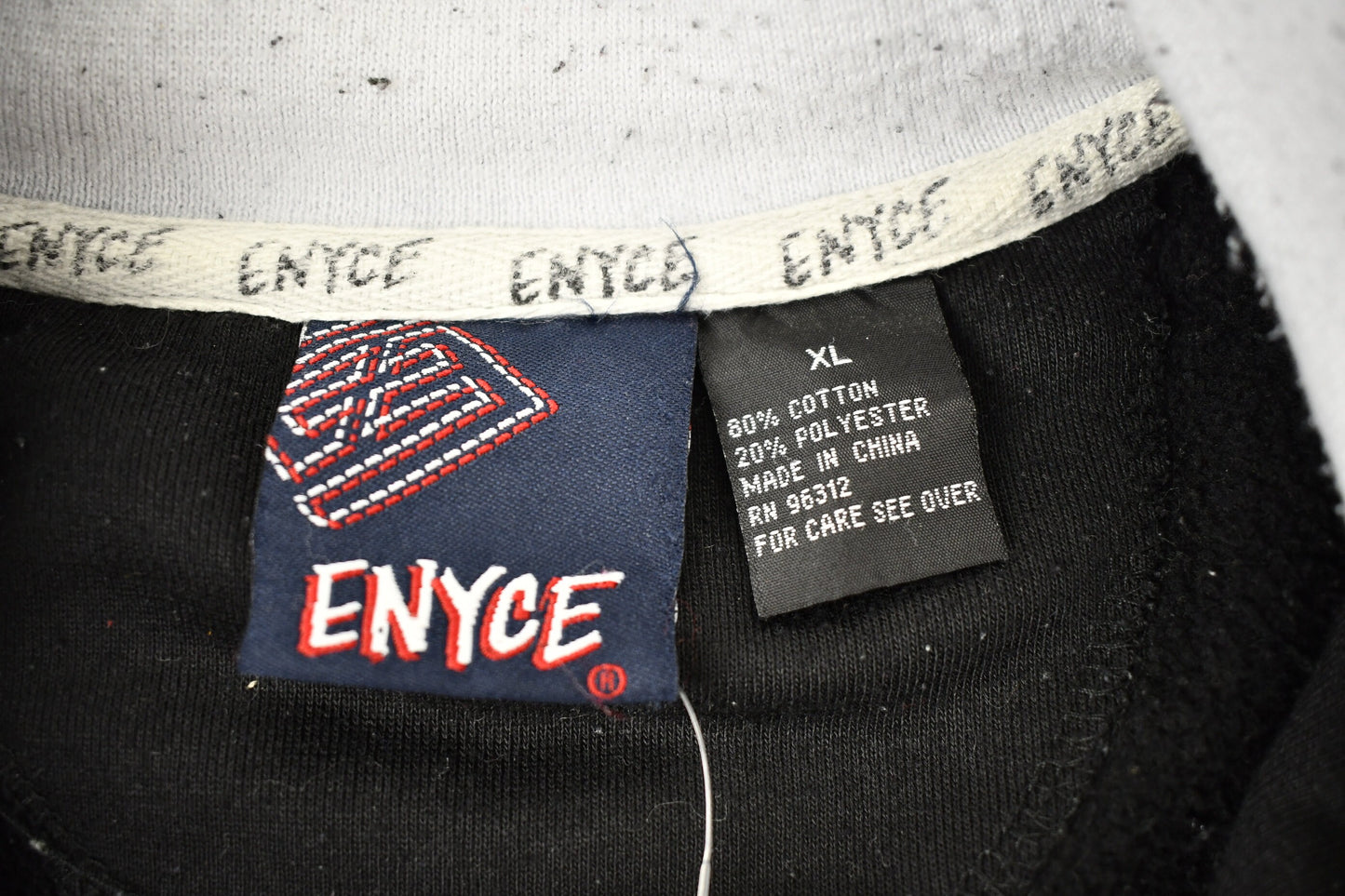 Vintage 1990s Enyce 750 Sport Full Zip Patchwork Sweatshirt