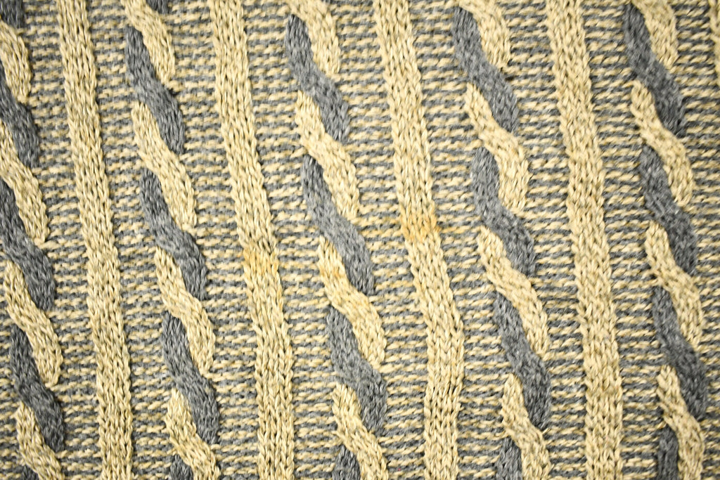 Vintage 1990s Liberty Sweaters 3D Cable Knit Crewneck Sweater