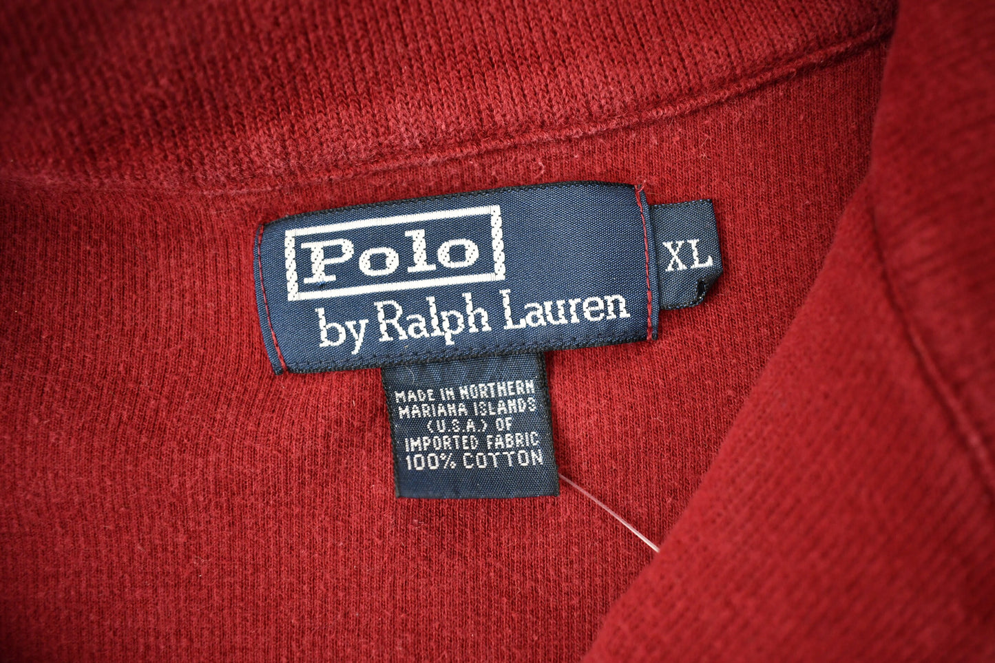 Vintage 1990s Polo Ralph Lauren Quarter Zip Sweatshirt