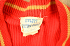 Vintage 1960s Collegiate Cardigan Knit Sweater