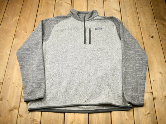 Vintage Patagonia Fleece Lined Quarter Zip Sweater