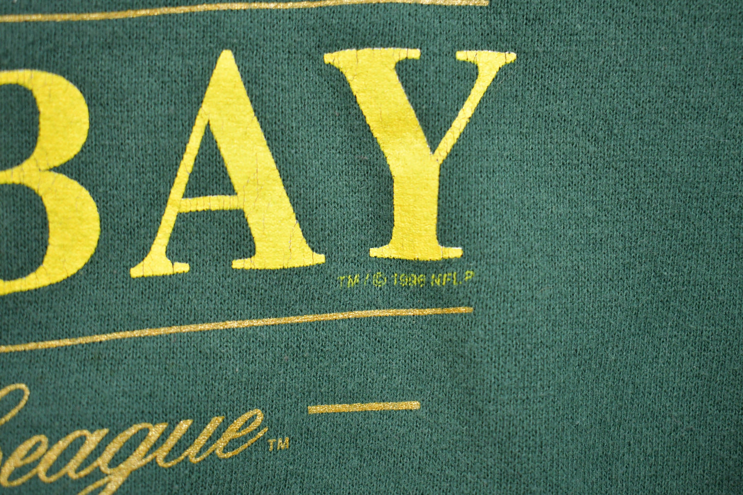 Vintage 1996 Lee Sport Green Bay Packers NFL Graphic Crewneck Sweatshirt