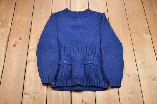 Vintage 1980s Lauren Knitwear Knitted Sweater