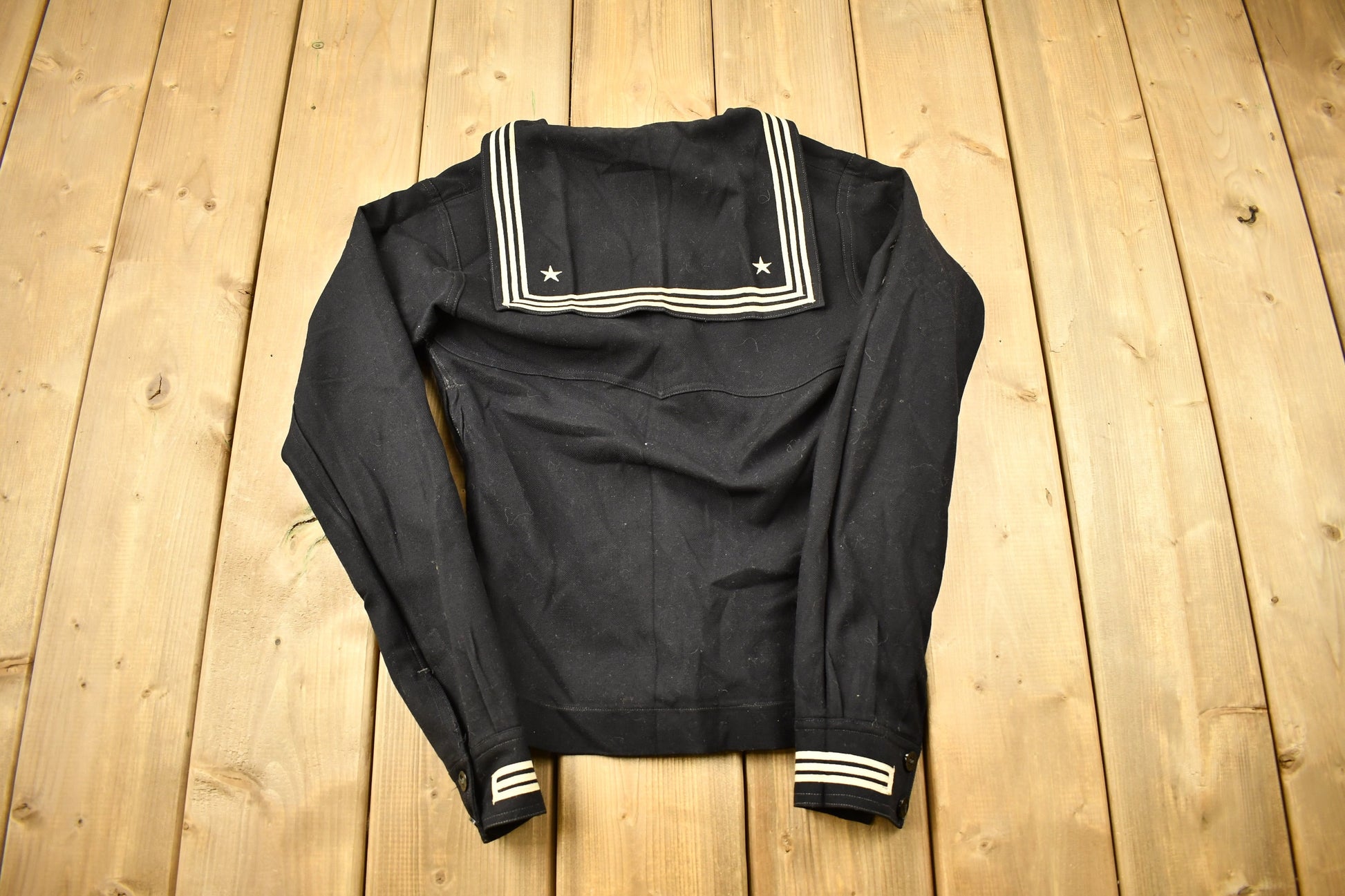 Vintage 1950s Sailor Shirt Sweater