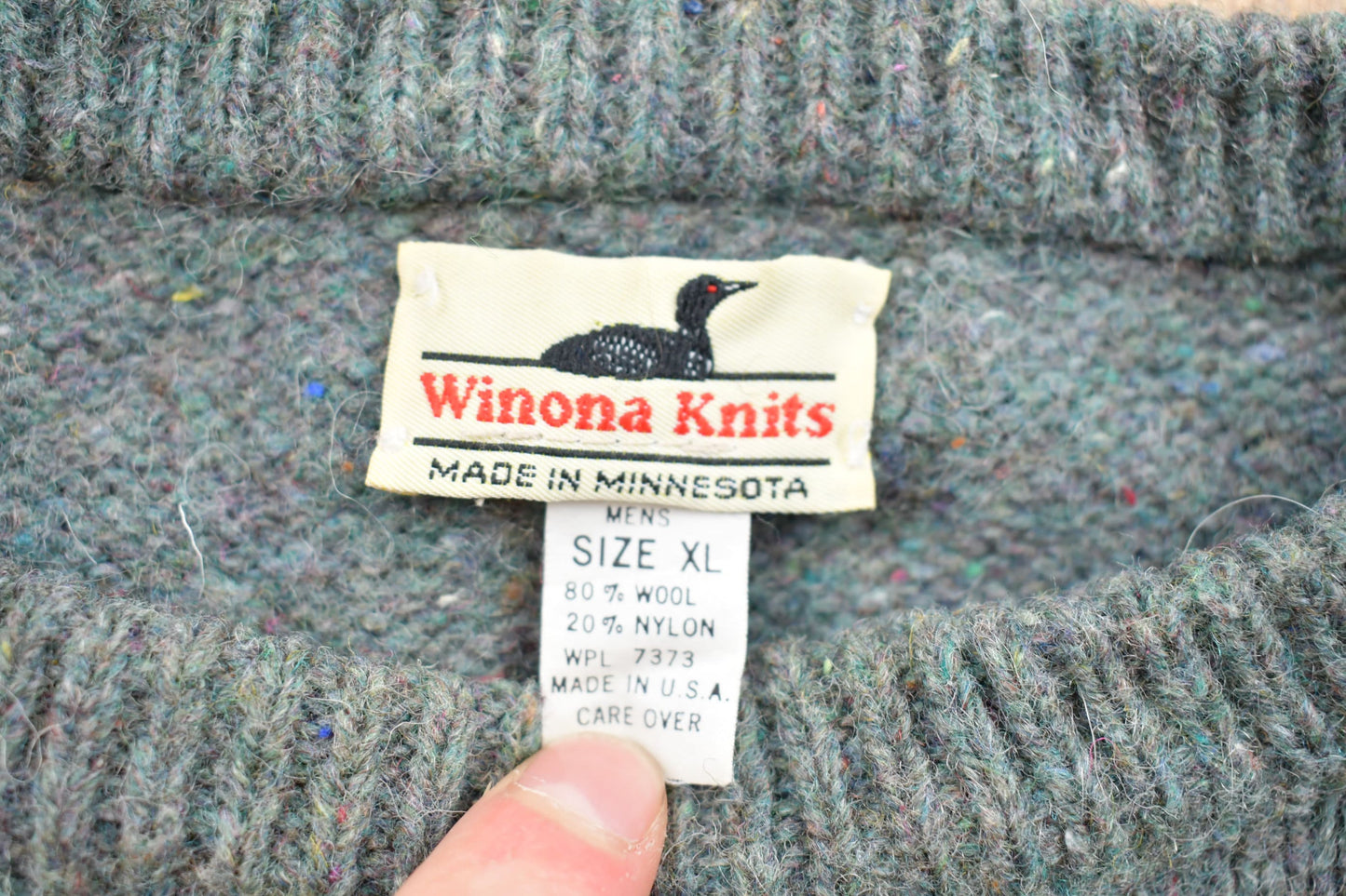 Vintage 1990s Winona Knits Wool Knitted Sweater