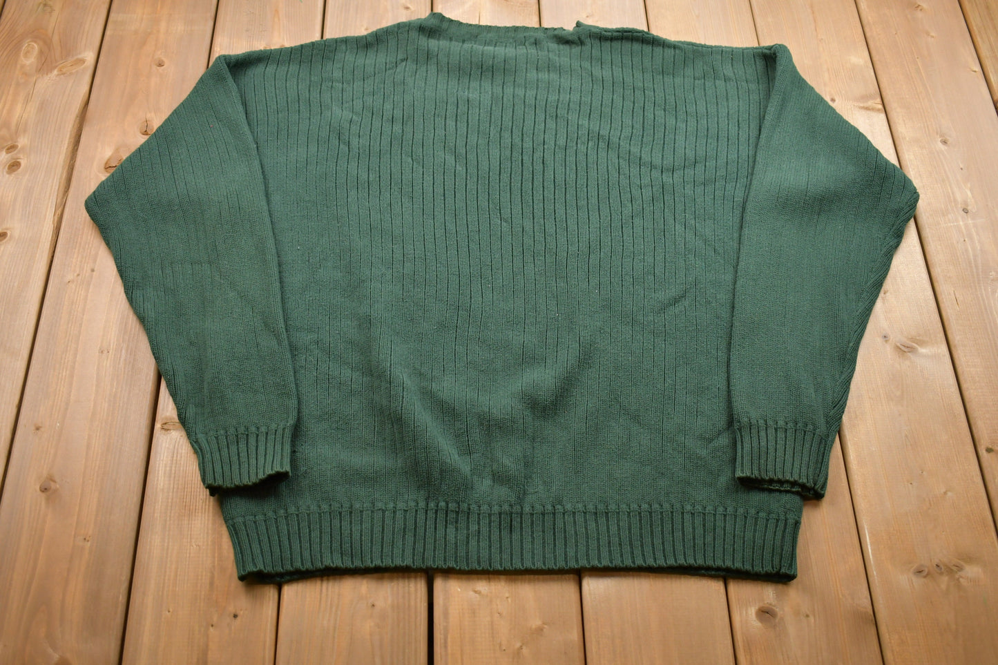 Vintage 1990s Chaps Ralph Lauren Embroidered Knitted Sweater